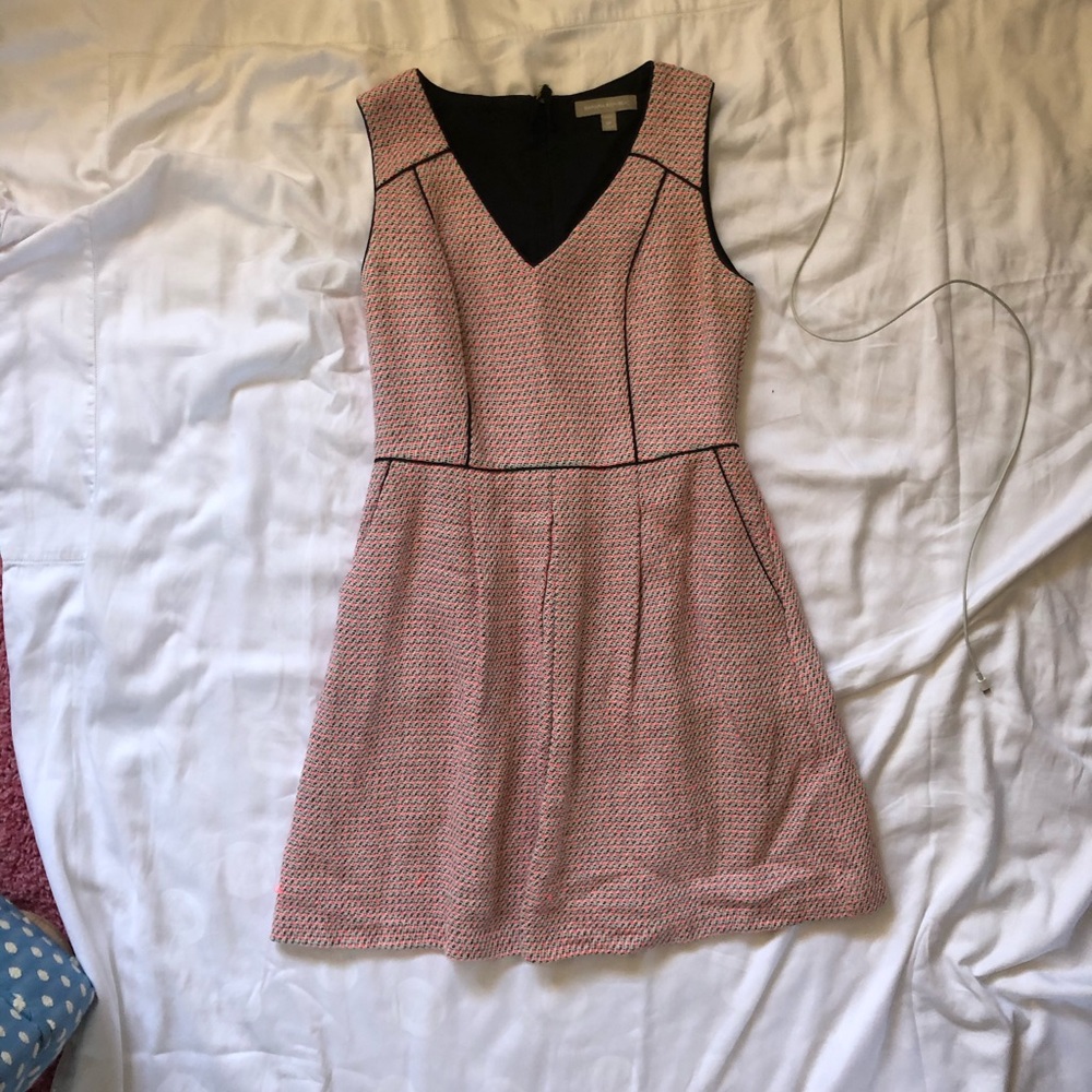 Banana Republic A-line pink work dress